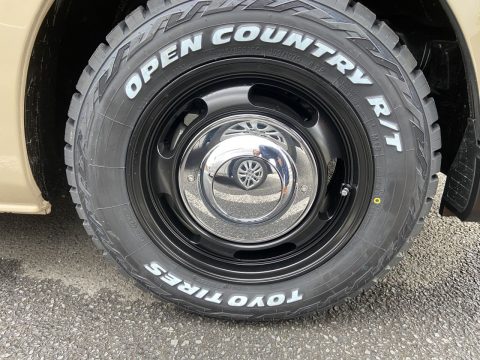 FDオリジナルアルミホイール　サテンブラック　TOYO OPENCOUNTRY　RT